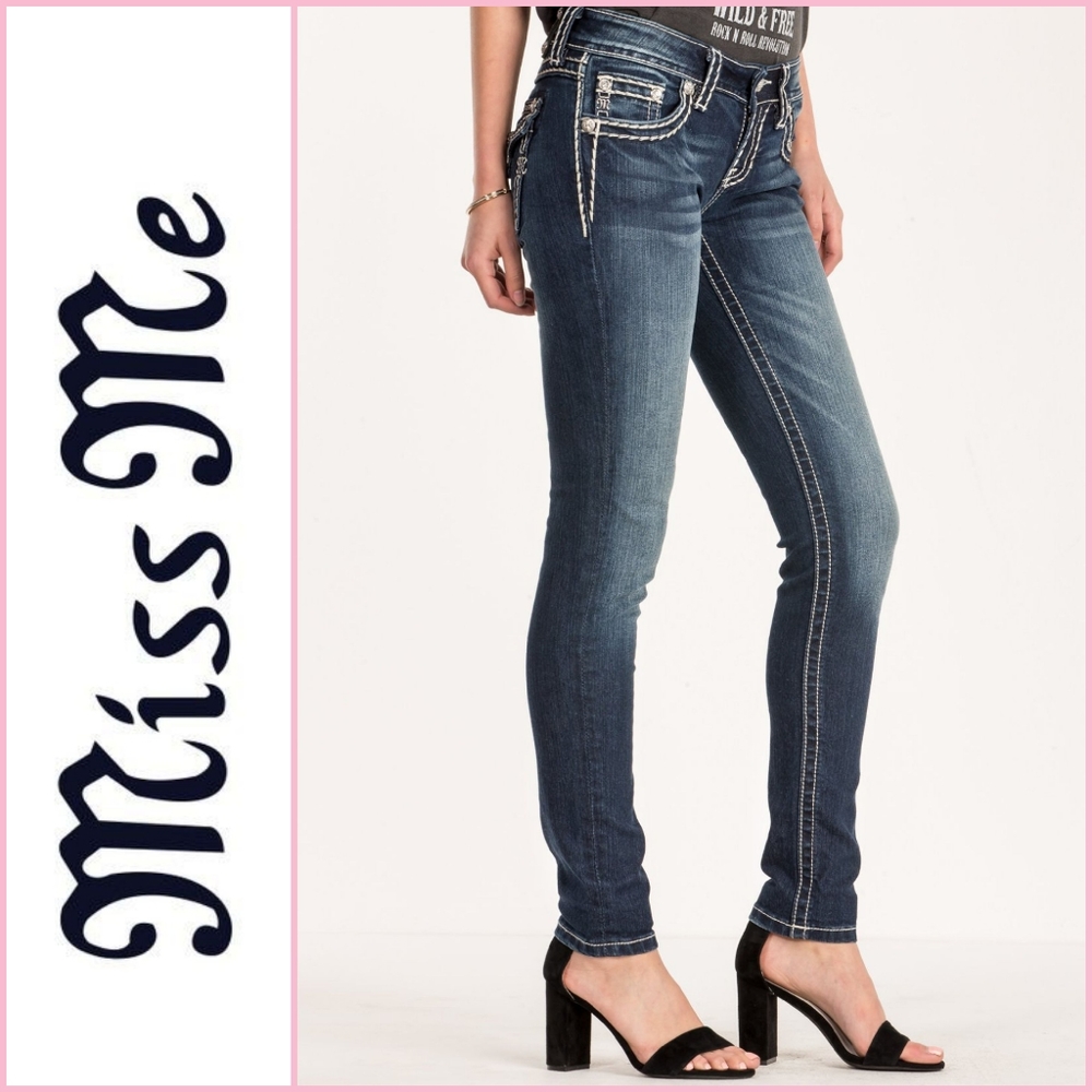 Miss Me Signature Skinny Denim Jeans